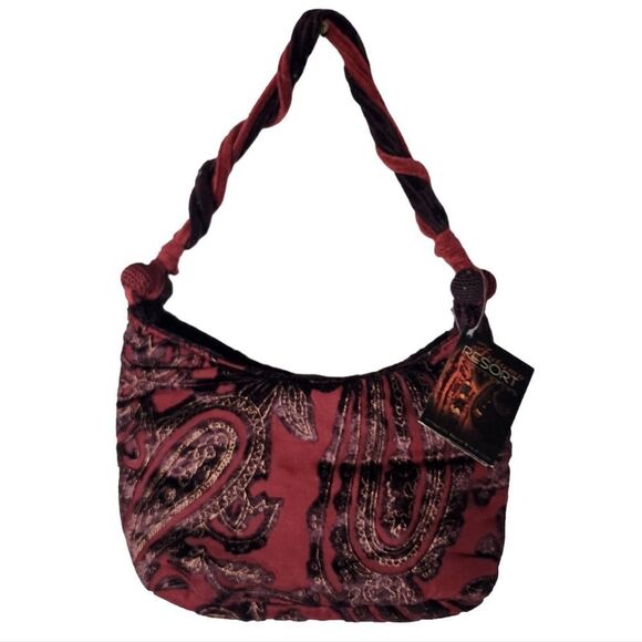 Boho Red Shoulder BagBoho Red Shoulder Bag - Picture 1 of 3